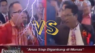 Hotman paris & Ruhut sitompul hampir adu jotos
