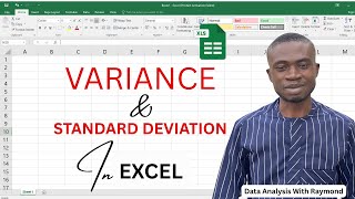 How to calculate variance and std in Excel