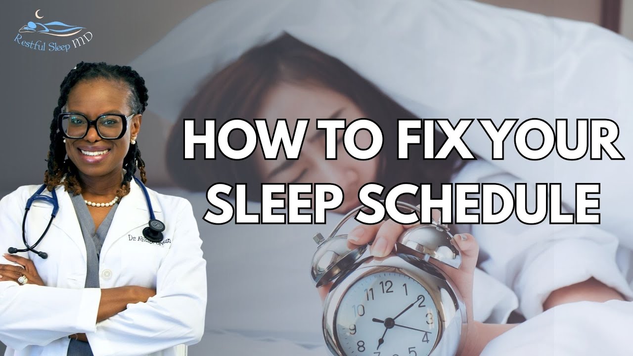 How To Fix Your Sleep Schedule | Dr. Funke Afolabi Brown - YouTube