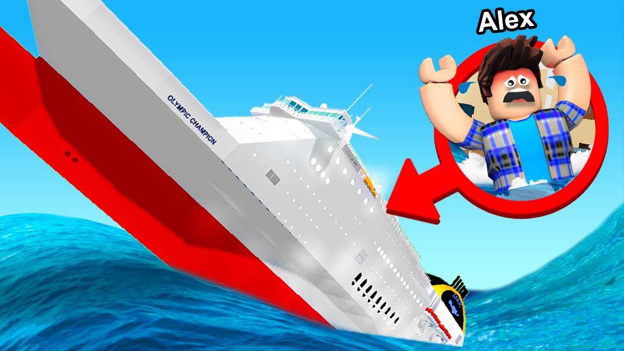 OVERLEVEN Op ZINKENDE BOOT In ROBLOX!