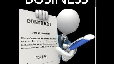 Contracts and Agreements Tutorial Video