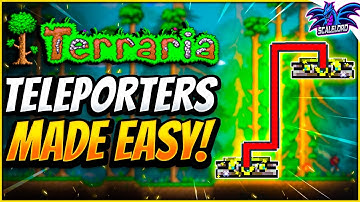 How to Make teleporters in Terraria | Terraria Teleporter Guide | How to Build a Teleporter Terraria