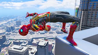 GTA 5 IRON SPIDERMAN Epic Ragdolls, Morcycle Crash, Fails Ep. 11 (Ragdolls Physics)