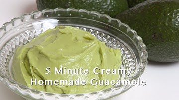5 Minute Homemade Guacamole (Med Diet Episode 30)