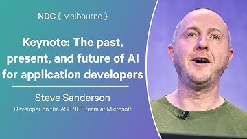 Keynote: The past, present, and future of AI for application developers - Steve Sanderson