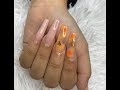 Watch Me Work | Fall Inspired Acrylic Nails Tutotial