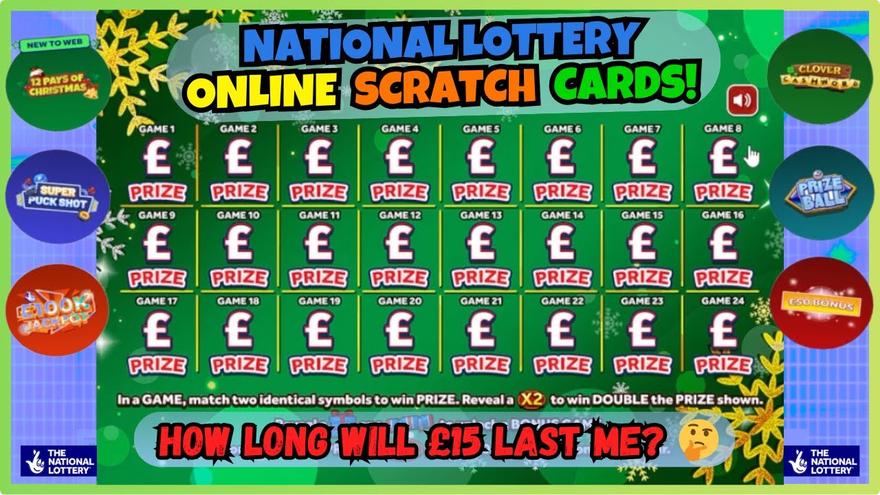 🎉НАЦИОНАЛЬНАЯ ЛОТЕРЕЯ - ОНЛАЙН-СКРЕТЧ-КАРТЫ!💥 Сколько я смогу выиграть за 15 фунтов стерлингов в ...