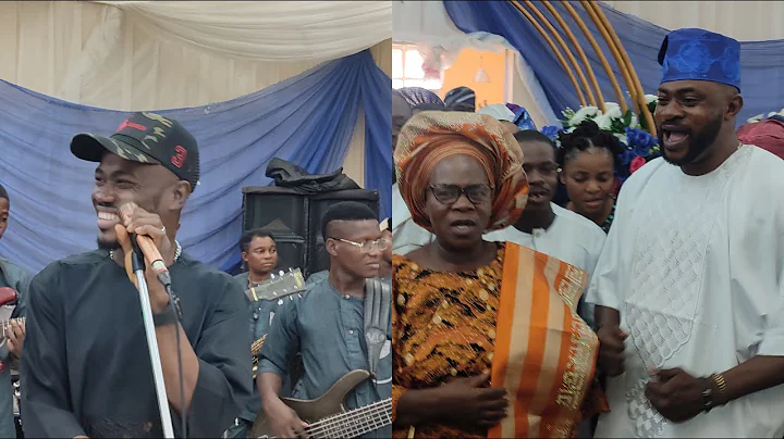 LIVE: ACTRESS DEMOLA ALWELL,  BABA LATIN RAIN MONEY ON ODUN ADEKOLA MUM 70TH@ BIRTHDAY