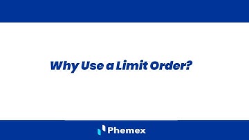 What are limit orders? How to place a limit order on a crypto exchange? | Phemex User Guides