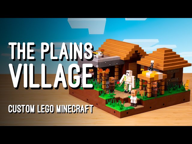 The Village  Custom LEGO Minecraft World 