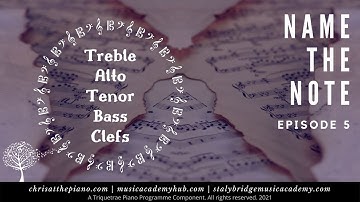 Meaning of Clefs Episode 5: About the Treble, Alto, Tenor and Bass Clefs