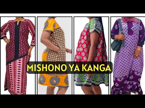 MISHONO YA KANGA MIZURI KWA WANAWAKE WAPENDAO VAZI LA KANGA