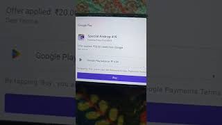 google play store gifted me Rs20 redeem code #short #schoolgamer #freefire screenshot 1