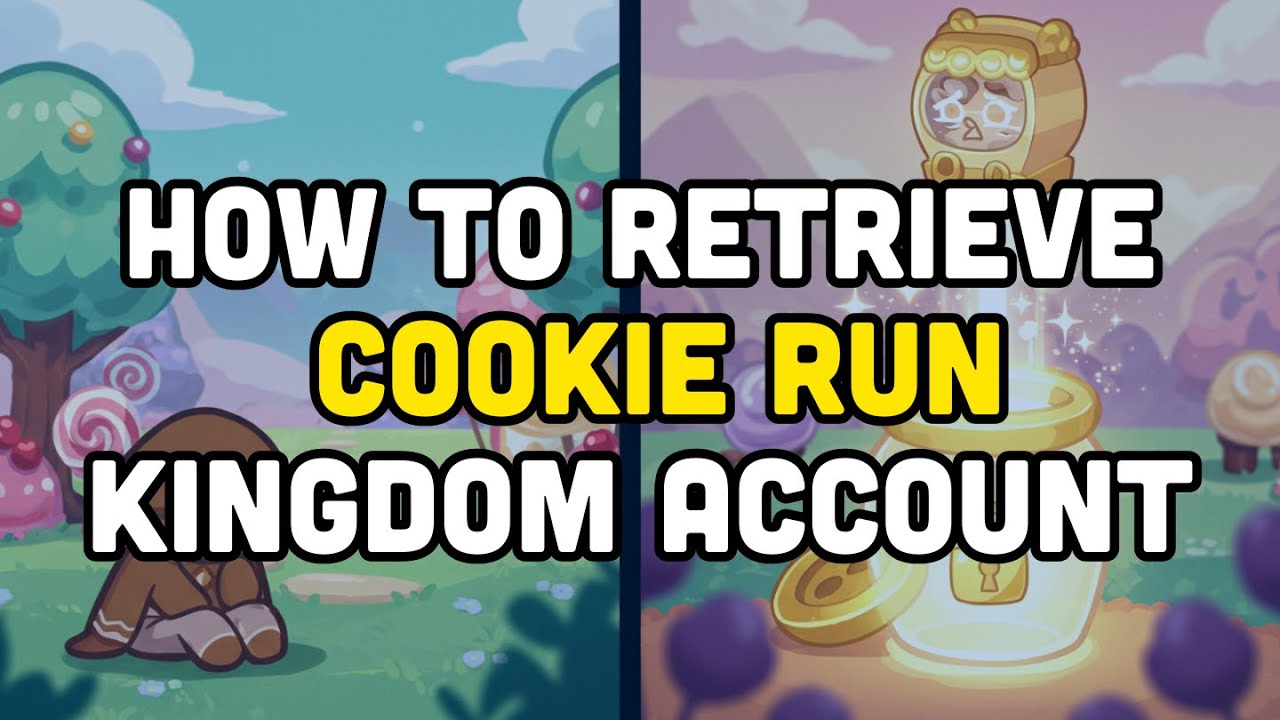 How to retrieve cookie run kingdom account? - YouTube