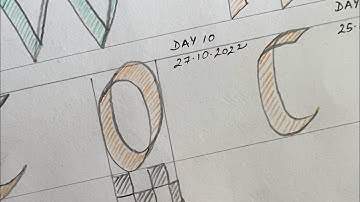 Day 11: Lowercase ‘c’ in Italic #italiccalligraphy #calligraphy #satisfyingvideo #alphabet #italics