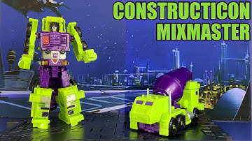 Transformers Combiner Wars Amazon  2021 Reissue Constructicon Mixmaster Review