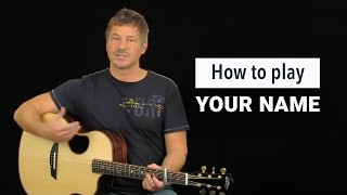 Video thumbnail of "Paul Baloche - How to play "Your Name""