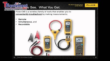 Fluke CNX 3000  Wireless Troubleshooting Tools In Use