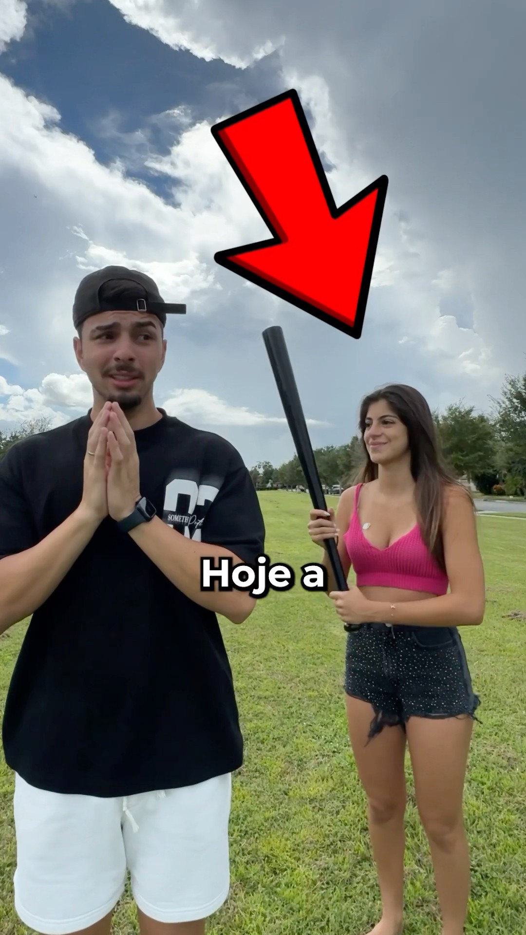 Testei o Taco de Baseball Falso #shorts