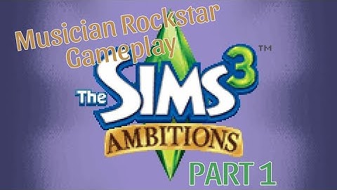 The Sims Ambition JAVA Mobile Game - Musician Sim Part 1.