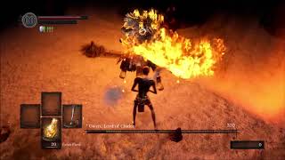 DARK SOULS REMASTERED Gwyn fight Soul Level One No Block No Parry No Hit