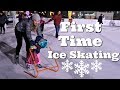 FIRST TIME ICE SKATING + John PRANKS Nikki - Pranksters in Love Vlog