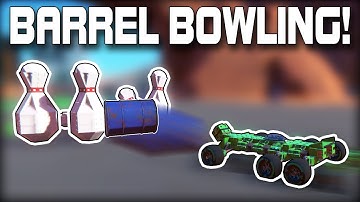 Bonkers Barrel Bowling Bumping Bonanza! (Trailmakers Multiplayer Gameplay)