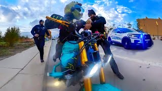 ANGRY & COOL COPS vs BIKERS | POLICE vs MOTORCYCLE 2023