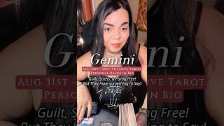 GEMINI ♊ GUILT, STRESS, FLYING FREE! THEY HAVE SOMETHING TO SAY! #geminitarot #lovetarot #tarottoday
