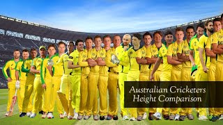 Australian Cricket Squads Height Comparison with Facts, Commentary and more | By Synisoft