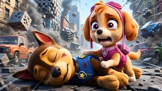 No!! Chase, please wake up! Skye feels so lonely | A very sad story - Paw Patrol Ultimate Rescue