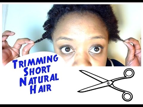 How I Trim My Short Natural Hair For Hair Growth And Health