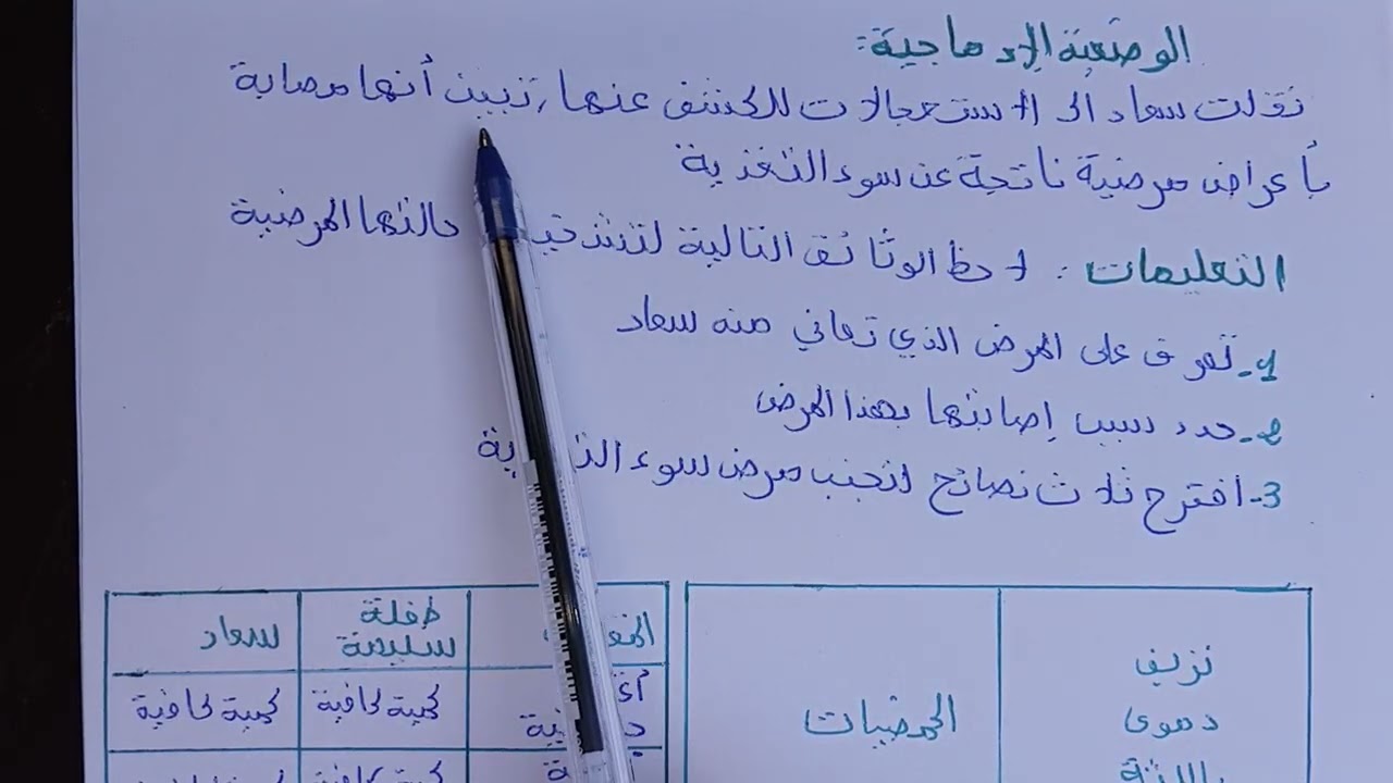 إختبار مقترح فى مادة العلوم الطبيعية سنة 1متوسط 💯 متراطيوش الفرصة 