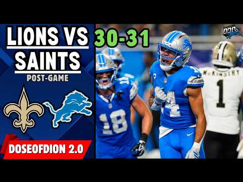 LIONS WIN AN OVERTIME THRILLER! Lions vs Saints Postgame Reaction
