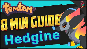 HOW TO HEDGINE IN 8 MINS | Temtem Competitive GUIDE! Arbury PVP/PVE Movesets / Spread / Build!