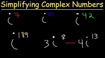 Simplifying Complex Numbers