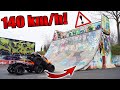 SKATEPARK CHALLENGE mit 1000€ RC Auto geht SCHIEF! | 140 km/H HIGHSPEED Rekord mit Arrma Infraction!