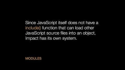 An ImpactJS Overview: Introduction