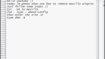 How to remove plugins on mozila firefox