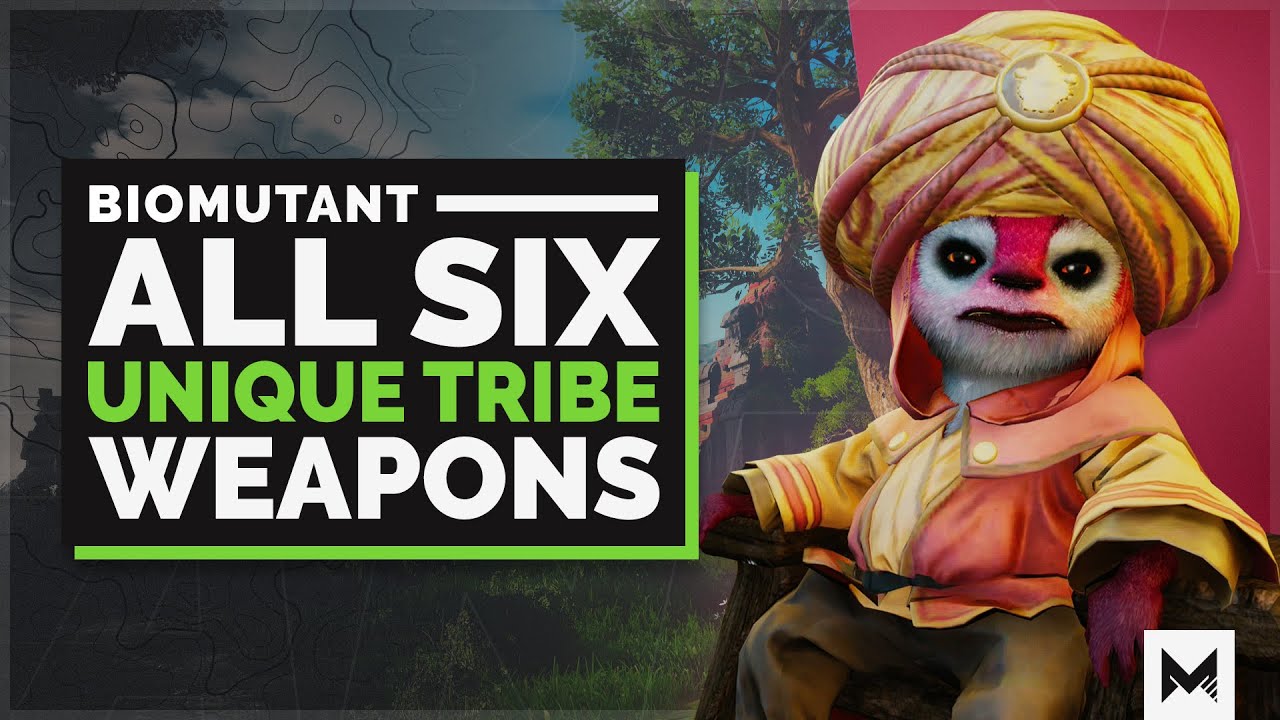 Biomutant: All 6 Unique Tribe Weapon Rewards!
