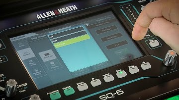 Allen & Heath SQ - Softkeys, SoftRotaries & Footswitch Control