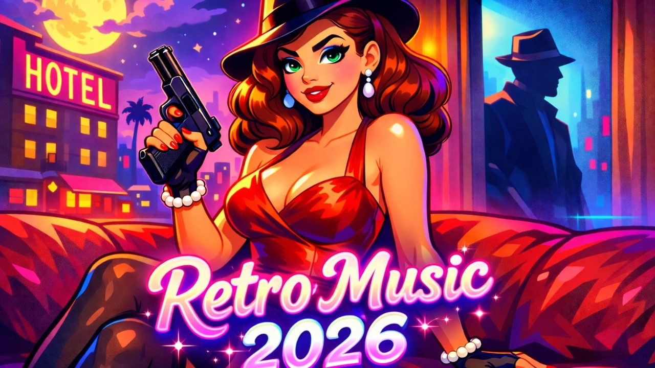 Retro Music 2026 🌴 Neon Synthwave Night Drive | Hypnotic 80s Vibes