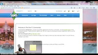 how to make a sims 3 login! :) screenshot 5