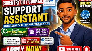 Coventry Council Is Hiring! Highest-Paying Part-Time Job You’ll Ever Find#CoventryJobs#PartTimeJobUK
