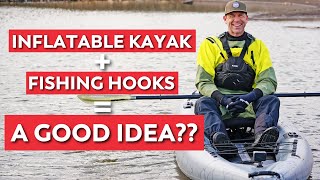 The NRS Pike 126 Pro Inflatable Fishing Kayak YakAttack, 54% OFF