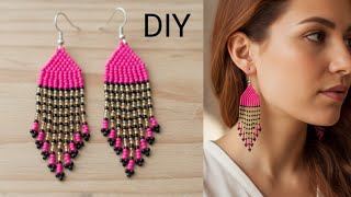 How to Make Native American Style  Earrings: How To Make Earrings With  Beads: Craft Ideas Guide