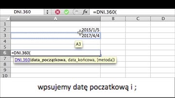 wyszukajpionowo.pl - Excel, jak obliczyć ilość dni pomiędzy datami