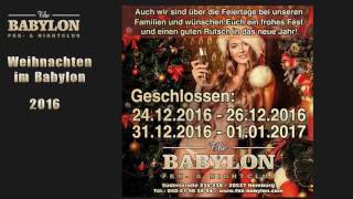 Wichtig - babylon Öffnungszeiten für weihnachten & silvester