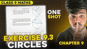 Class 9 Maths | Circles | Chapter 9 | Exercise 9.3 Solutions | 2025-2026 #class9maths