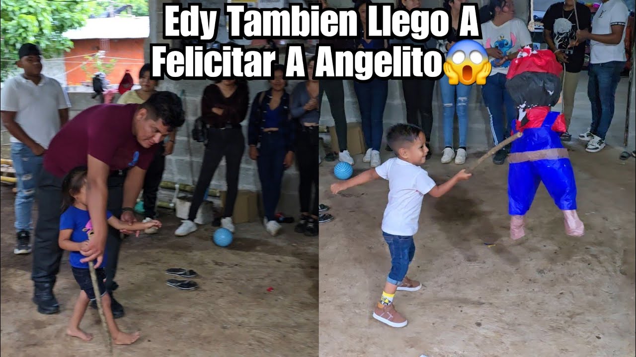 🔴En Plena Quebradera de Piñata Llego EDY A Felicitar A Angelito En Su Cumpleaños #3😱